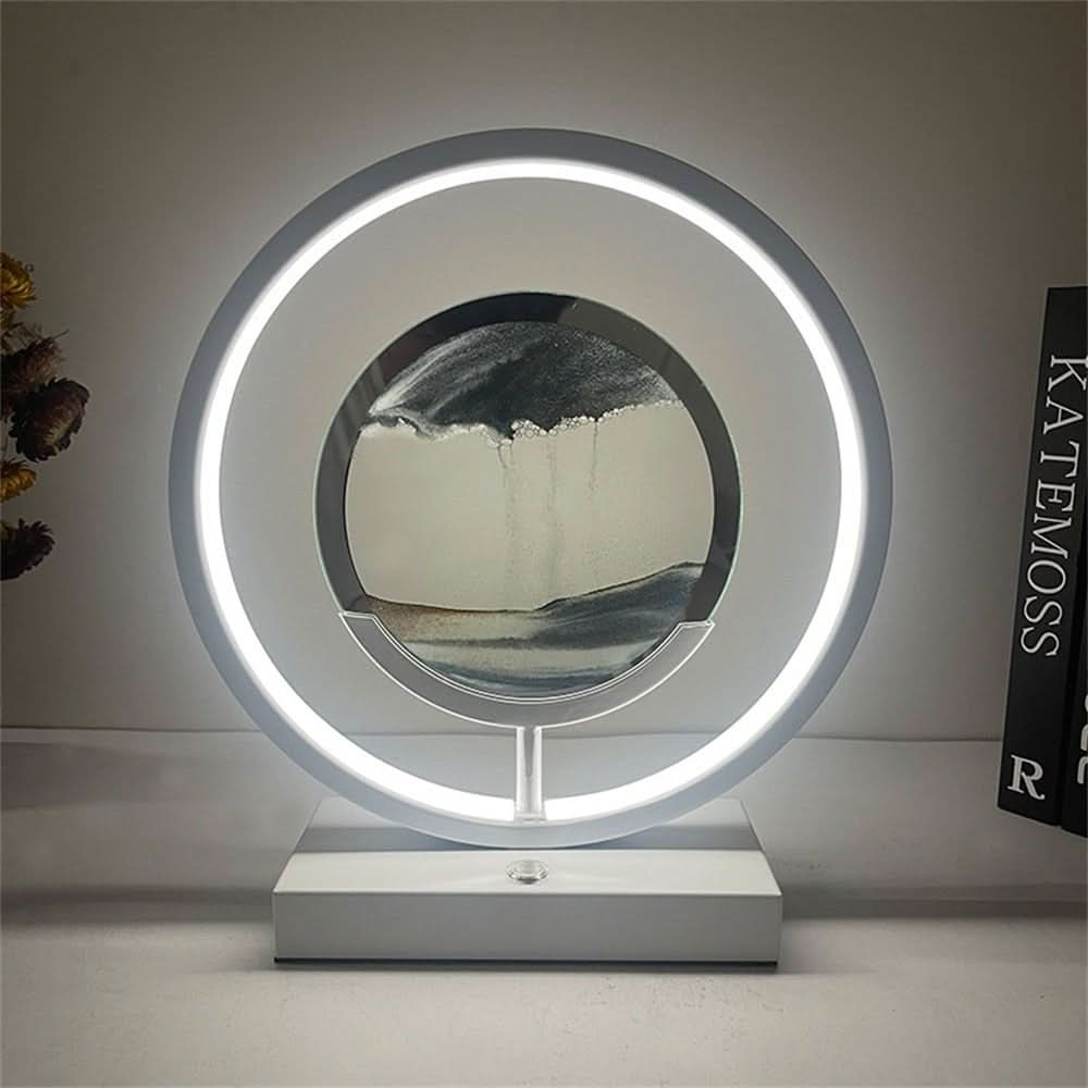 Serenity Sands 3D LED Table Lamp with USB Charging for Tranquil Vibes