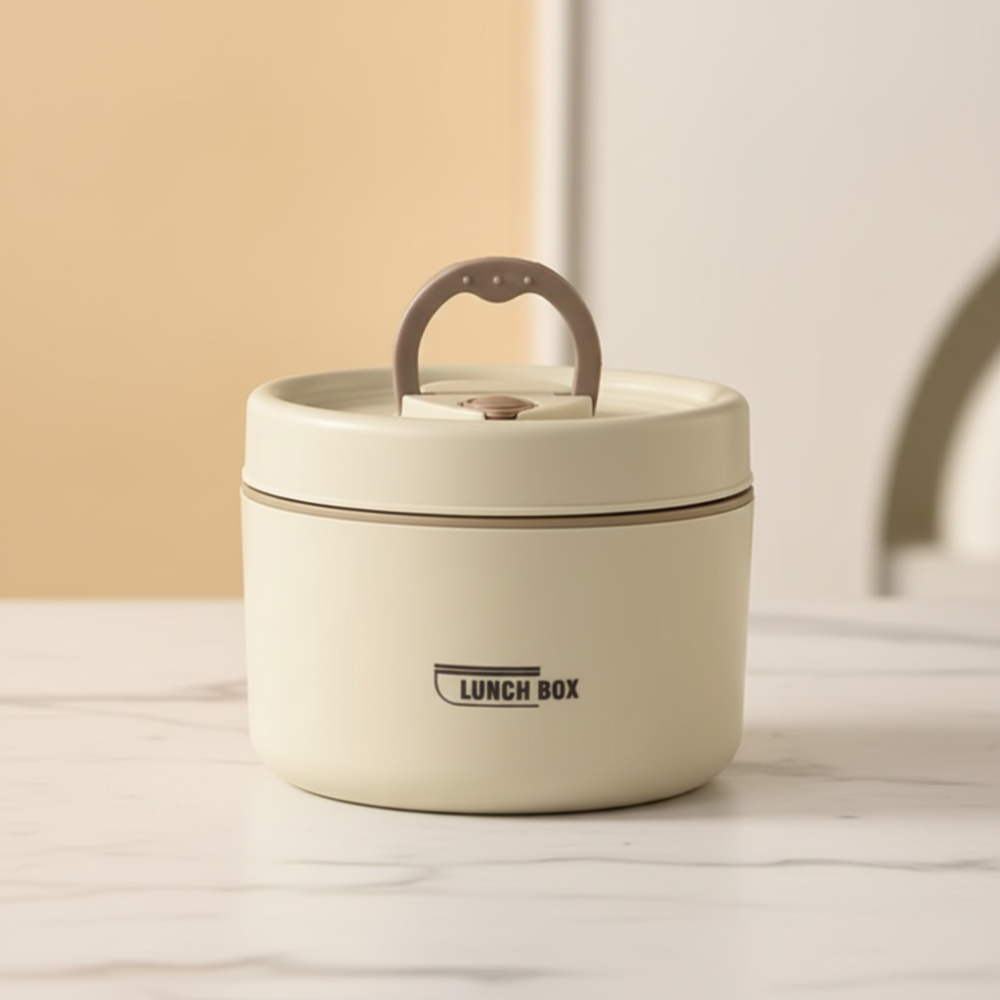 Eco-Friendly Insulated Food Carrier for Hot Meals On-the-Go