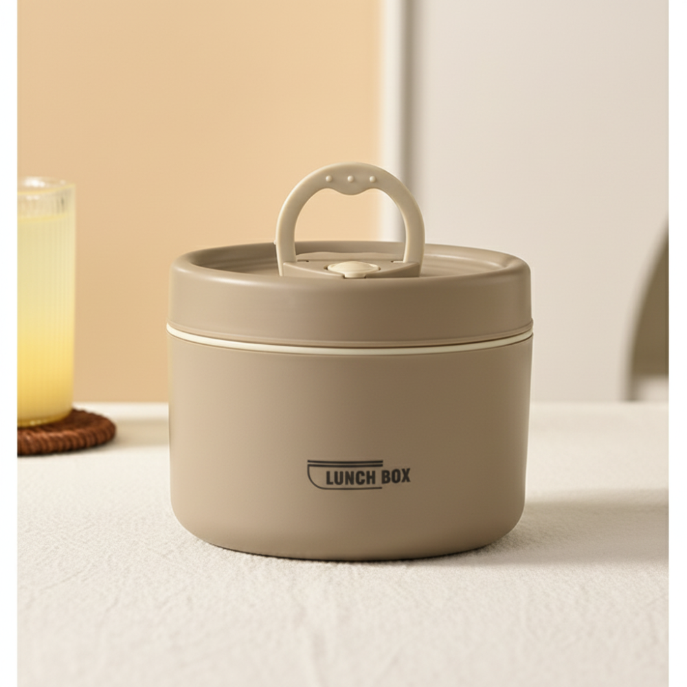 Eco-Friendly Insulated Food Carrier for Hot Meals On-the-Go