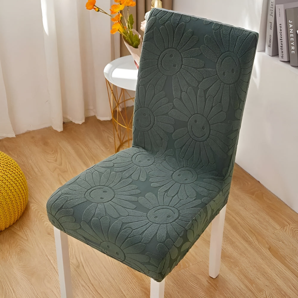Cheerful Blossom Stretch Chair Protector