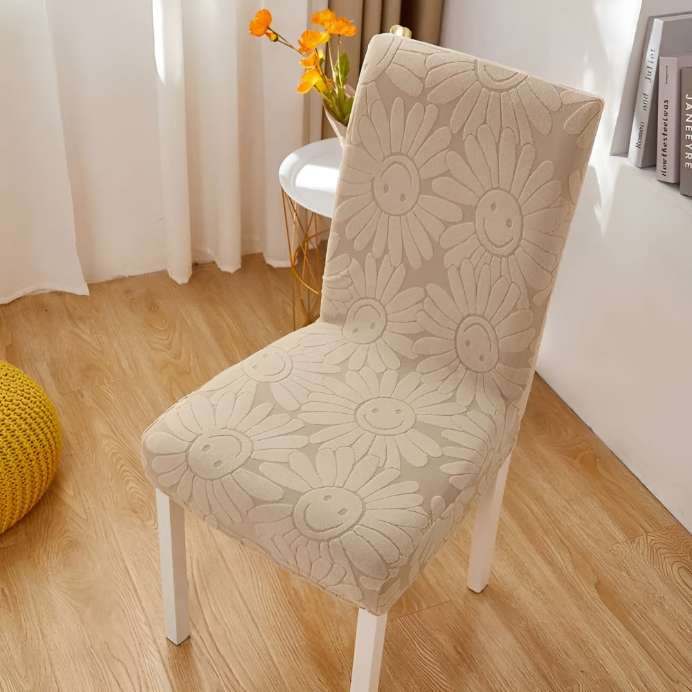Cheerful Blossom Stretch Chair Protector