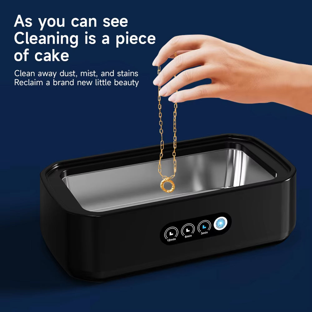 650ml Ultrasonic Cleaning Machine - 40W for Jewelry, Glasses, Watches, Dentures