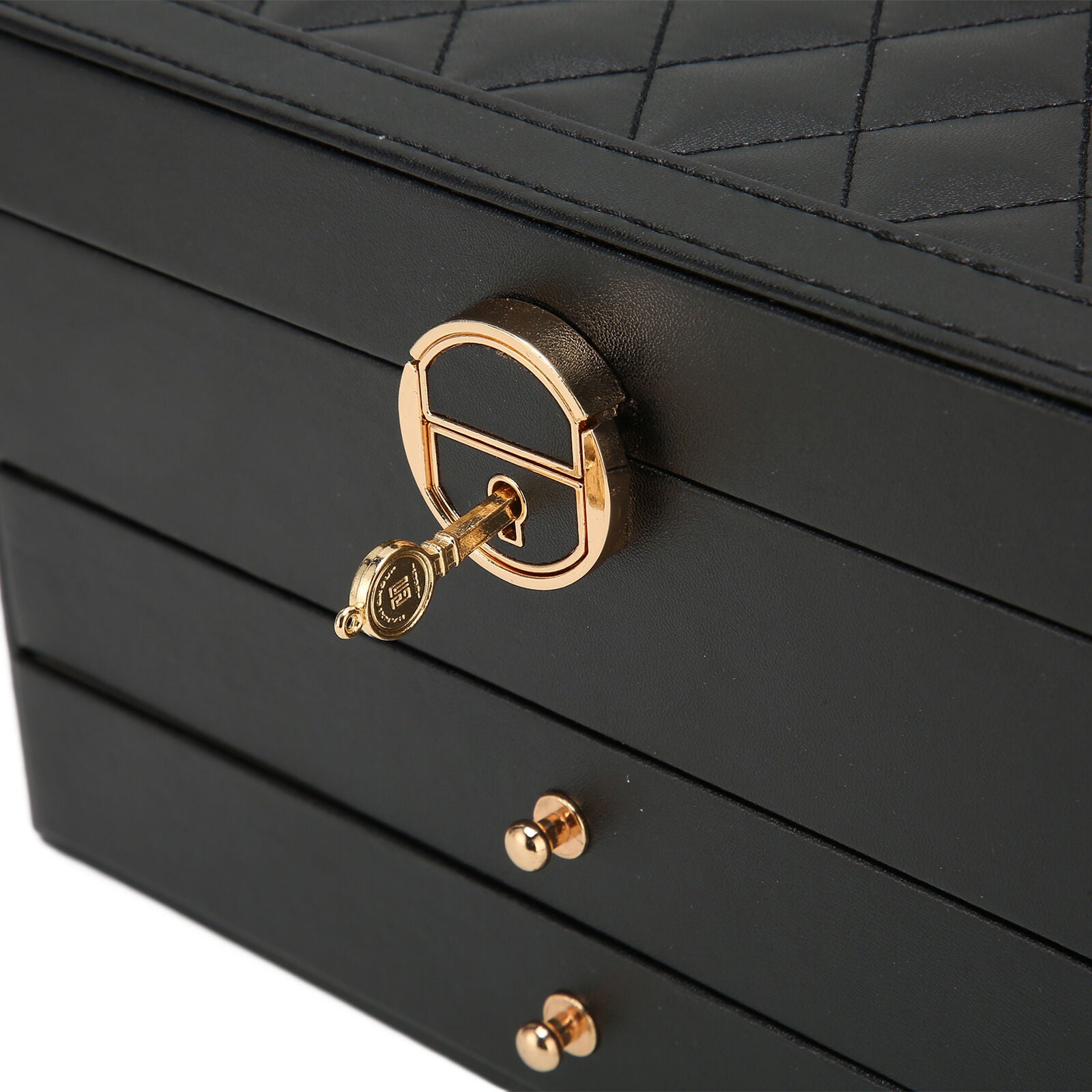 Jewelry Organizer Box with Multi-Layer Design for Rings, Necklaces & Bracelets