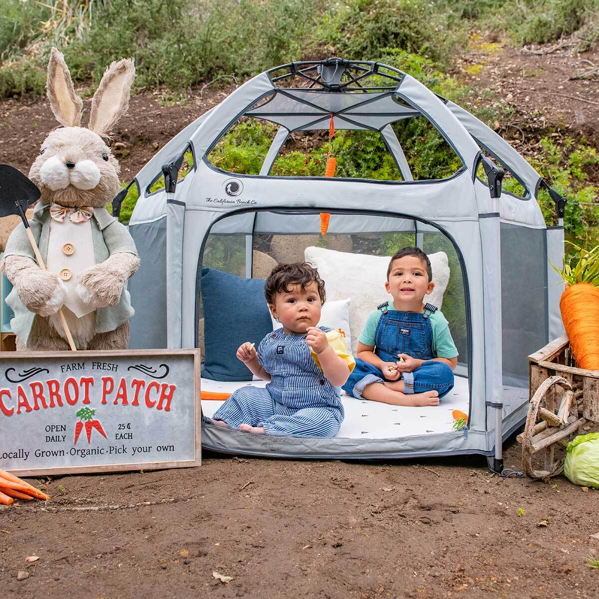 Indoor and Outdoor Playpen with Mesh Ventilation and UV Protection, 150x122cm