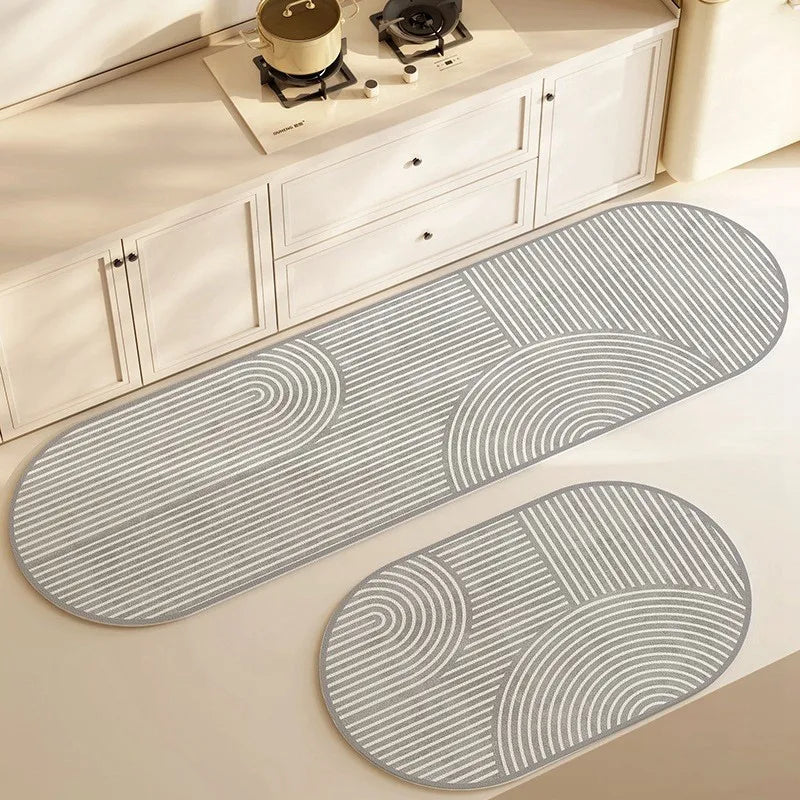 Non-Slip Bathroom Mat in Velvet | Ultra-Absorbent Bath Rug for Comfort