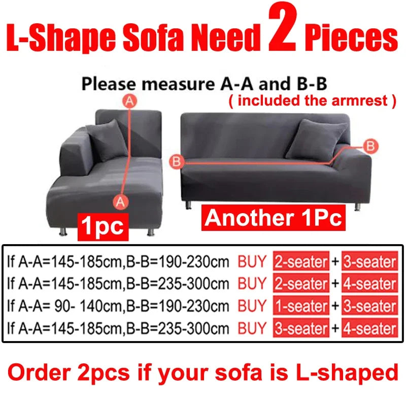Soft Velvet Sofa Slipcover | Durable Stretch Fabric for Ideal Fit
