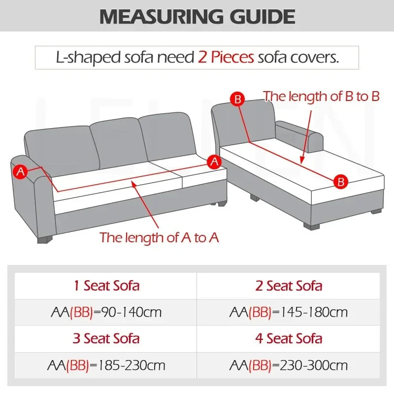 Soft Velvet Sofa Slipcover | Durable Stretch Fabric for Ideal Fit