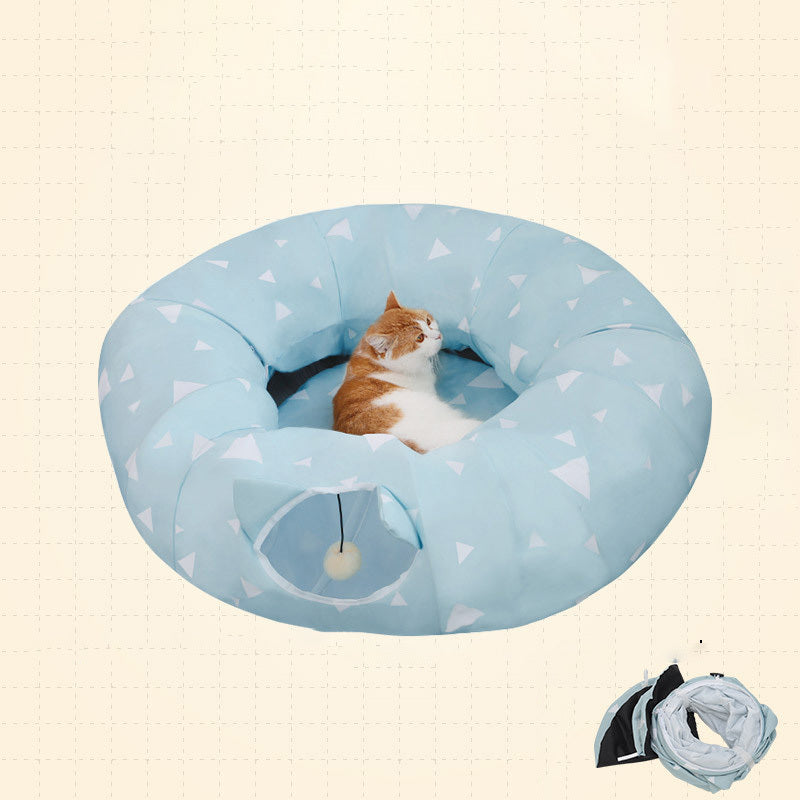Indoor Cat House with Multi-Functional Design | Cozy Velvet Hideaway