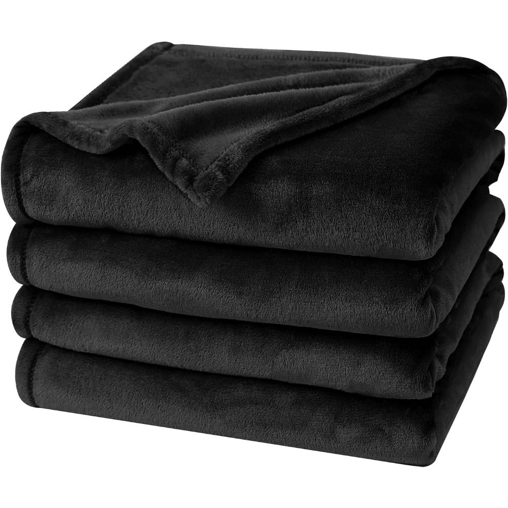 Soft Texture Fleece Blanket – Reversible for Year-Round Comfort