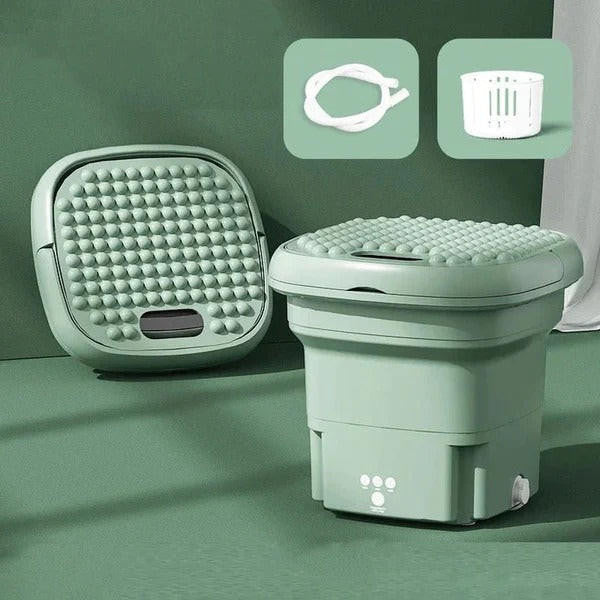 Compact Portable Washing Machine – Foldable Design