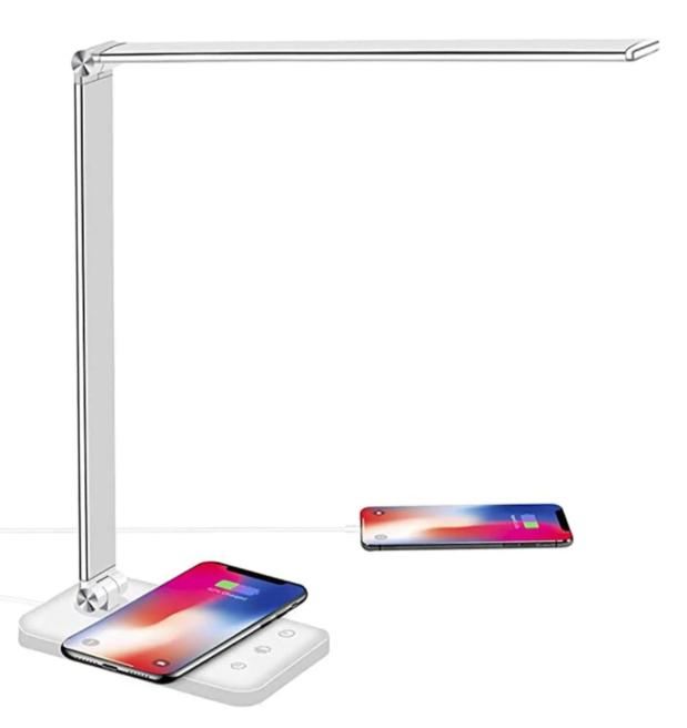 Modern LED Table Lamp with Adjustable Design and Charging Port