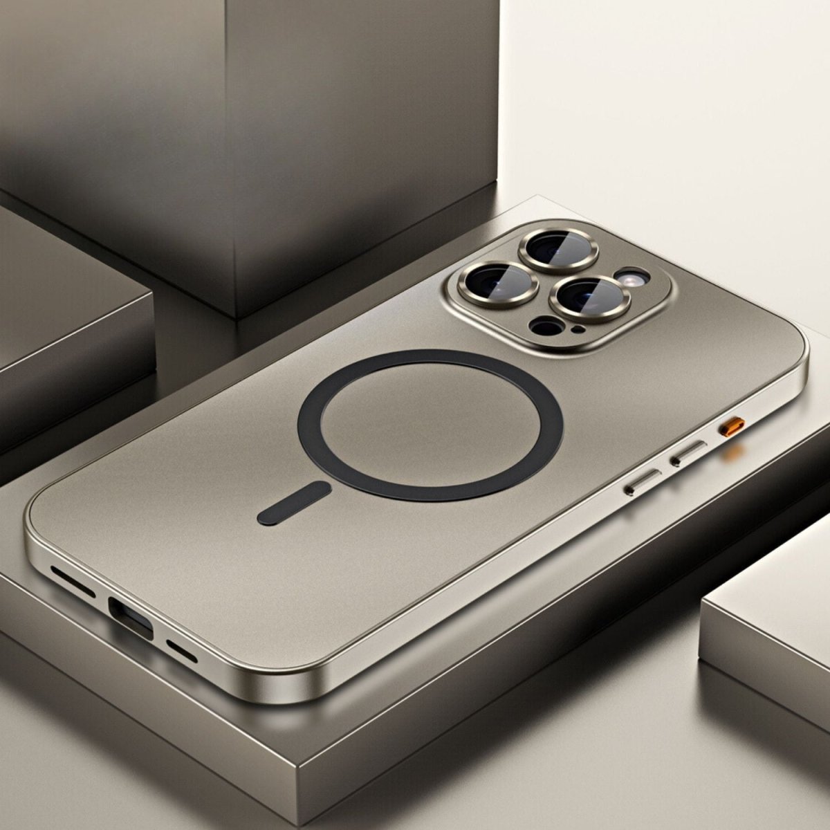 SleekGuard Magnetic Metal Case for iPhone Models