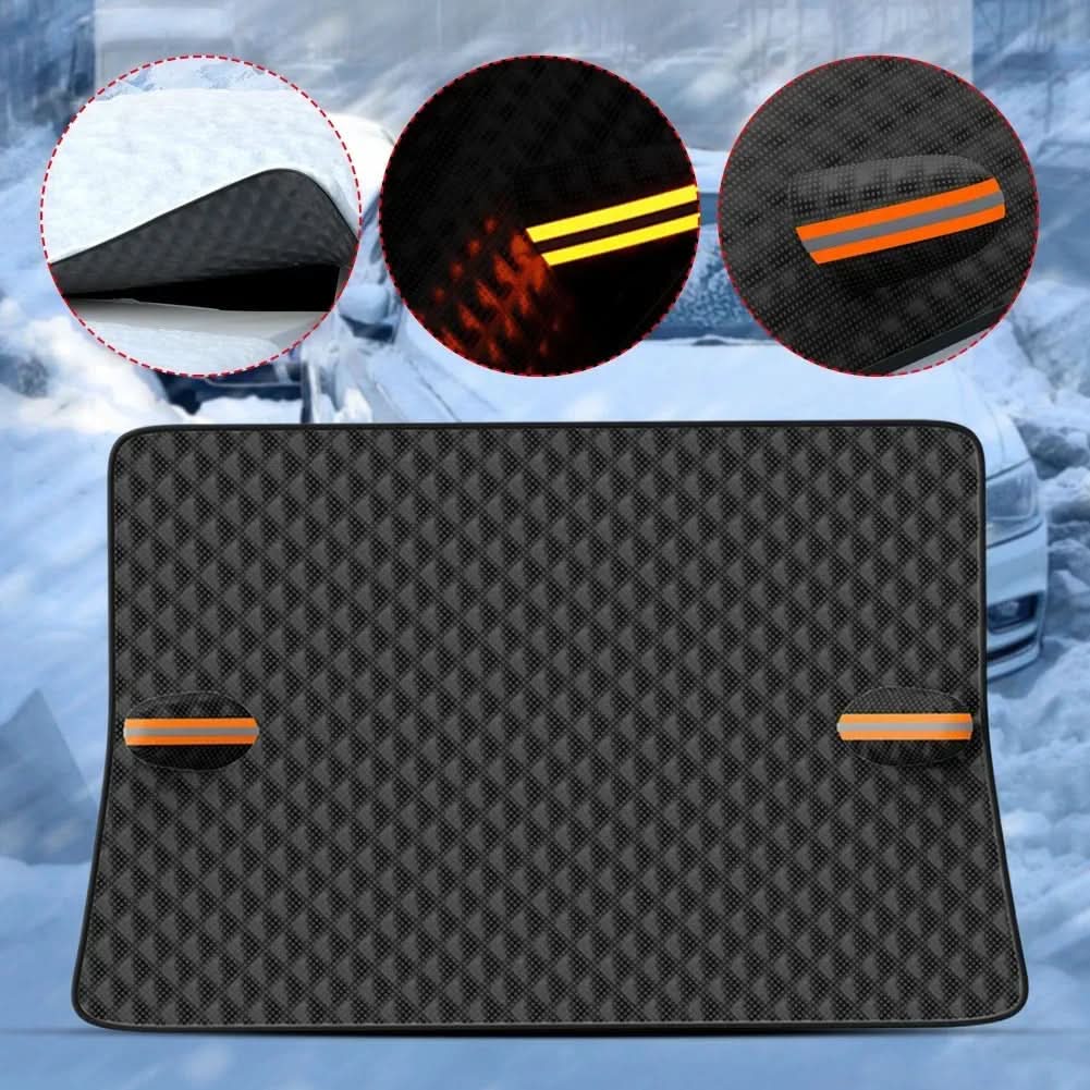 FrostGuard Magnetic All-Weather Car Cover with Reflective Shielding