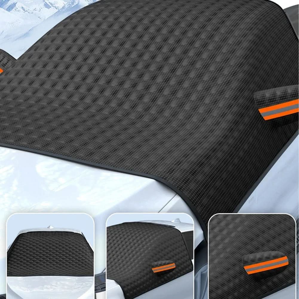 FrostGuard Magnetic All-Weather Car Cover with Reflective Shielding