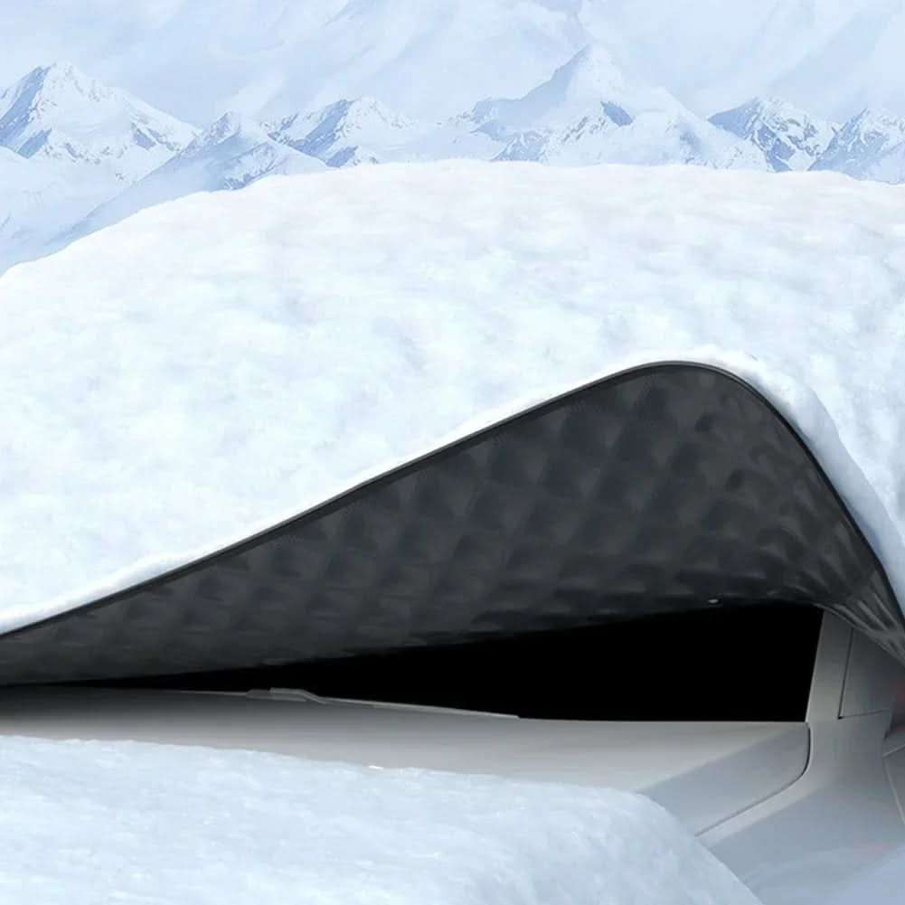 FrostGuard Magnetic All-Weather Car Cover with Reflective Shielding