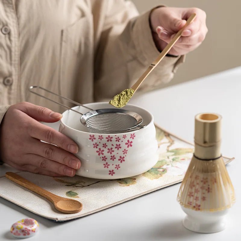 Sakura Serenity Matcha Tea Collection - 8 Piece Set