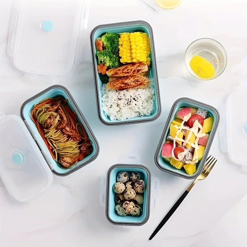 Space-Saving Silicone Meal Prep Containers for Effortless Organization
