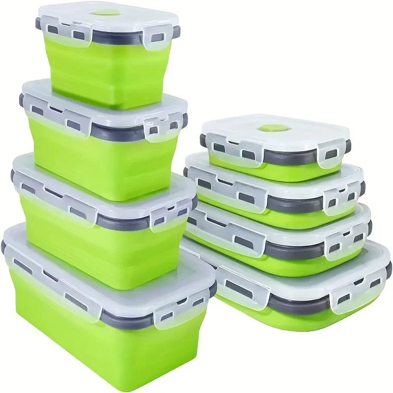 Space-Saving Silicone Meal Prep Containers for Effortless Organization