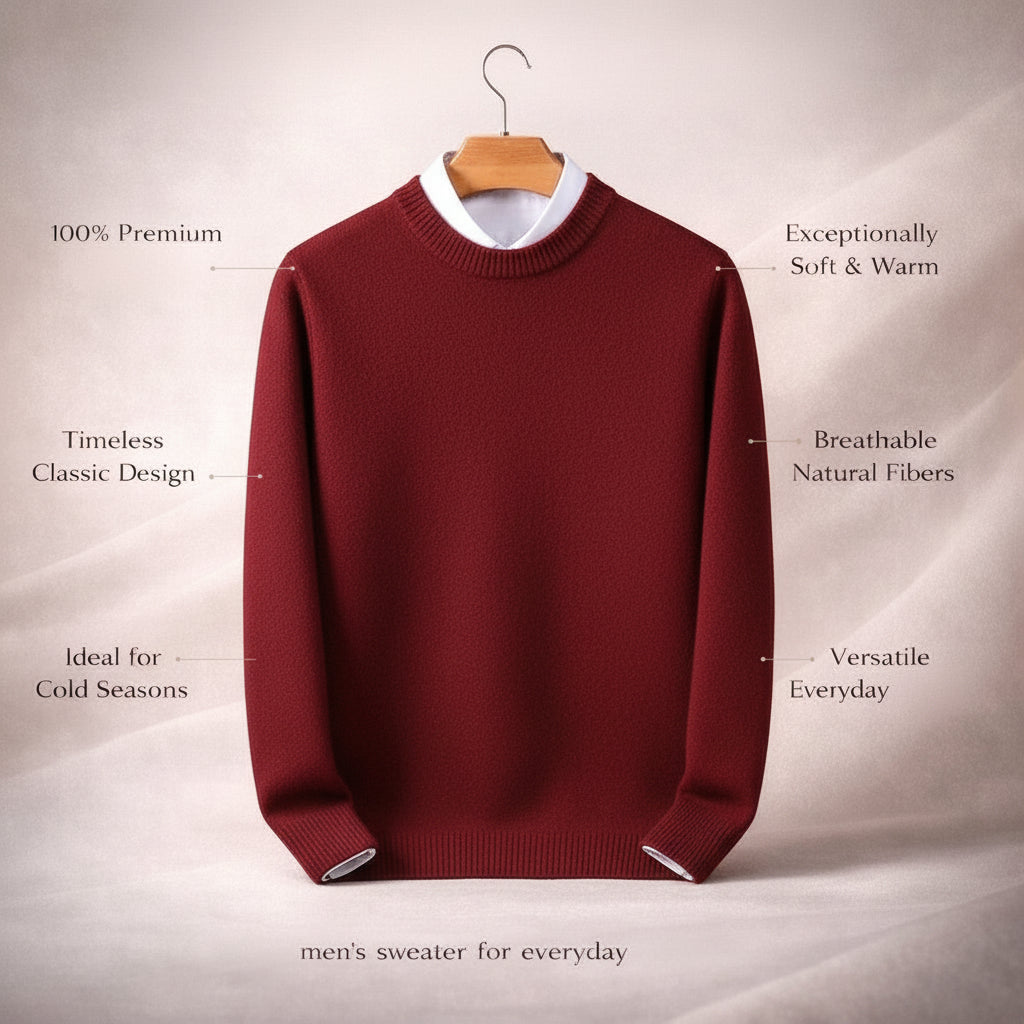 Men's Cozy Winter Pullover Sweater for Ultimate Comfort