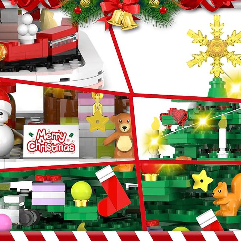FestiveCraft 1102-Piece Advent Calendar for Holiday Fun