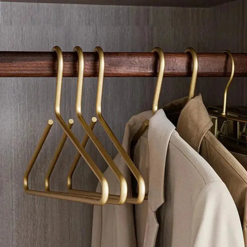 ChicSpace Gold and Silver Hanger Set for Organized Wardrobes