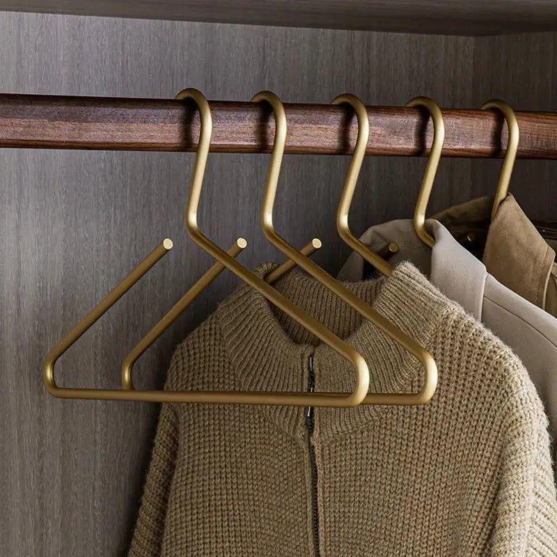 ChicSpace Gold and Silver Hanger Set for Organized Wardrobes