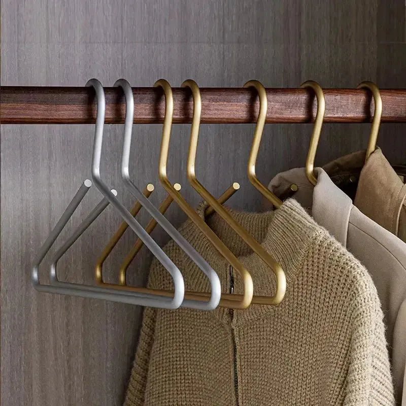 ChicSpace Gold and Silver Hanger Set for Organized Wardrobes