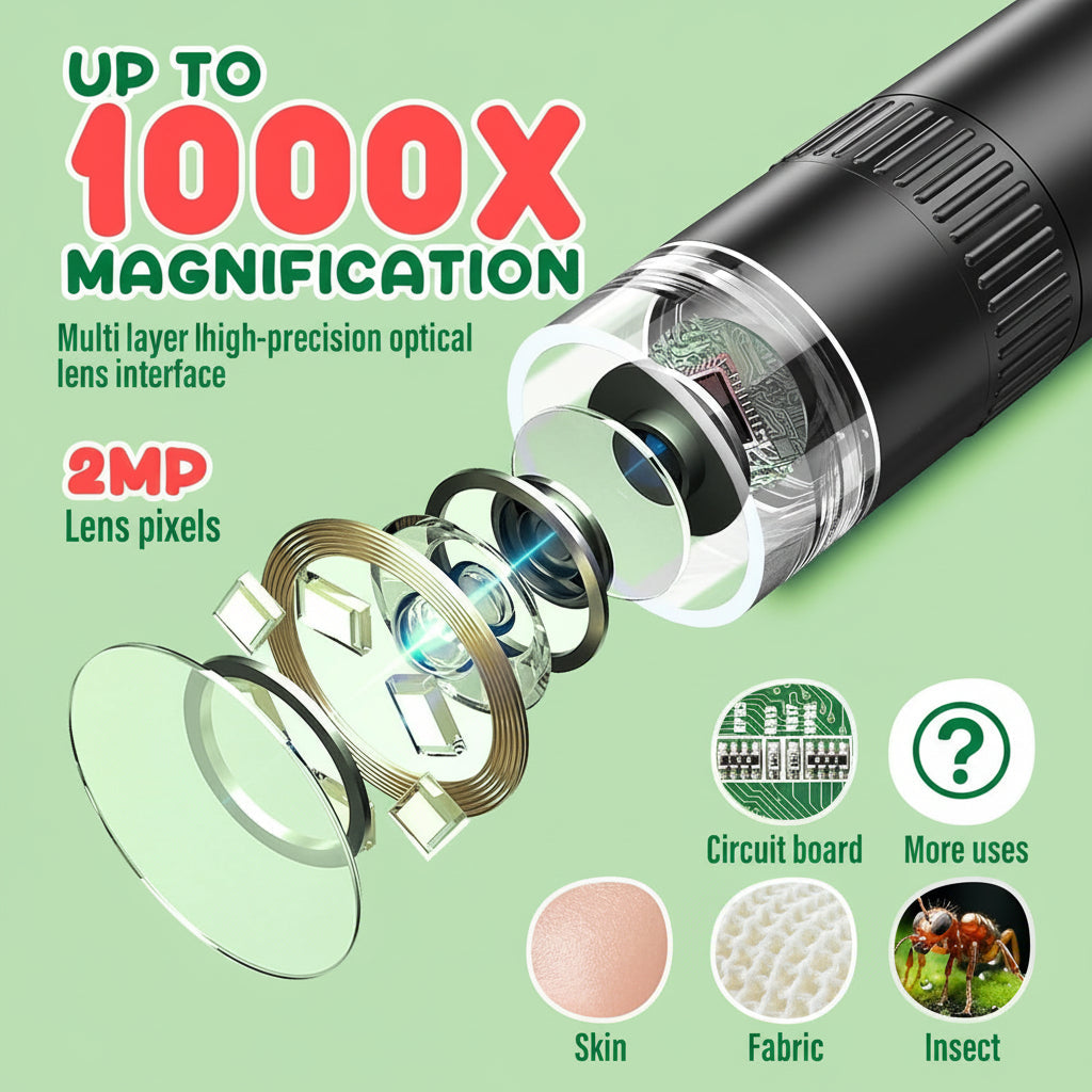 Portable HD Microscope for Engaging Science Exploration