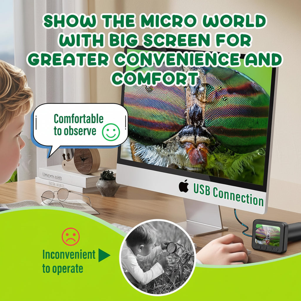 Portable HD Microscope for Engaging Science Exploration