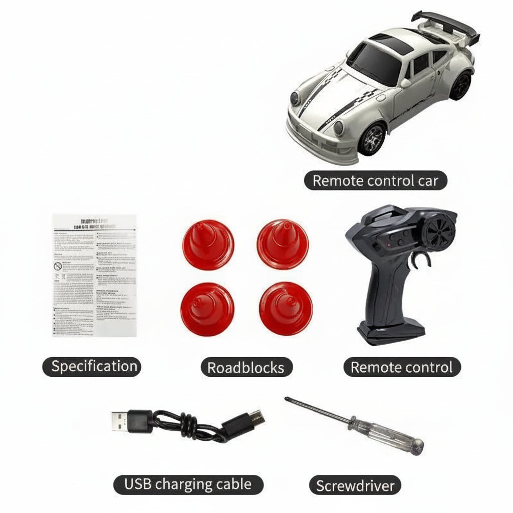 Mini Drift Racer 1:64 Remote Control Car for Ultimate Control