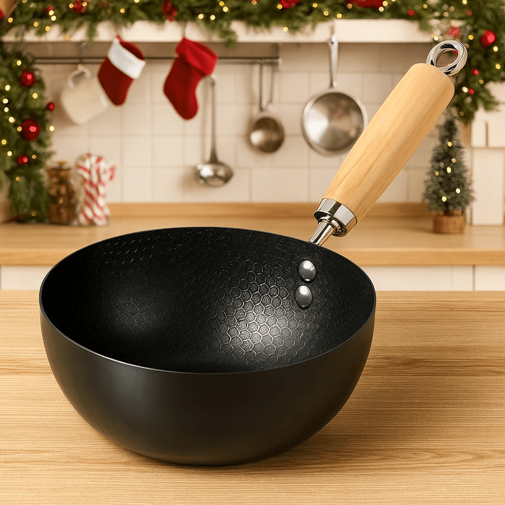 SizzlePro Compact Frying Pan with Nonstick Finish for Perfect Omelets