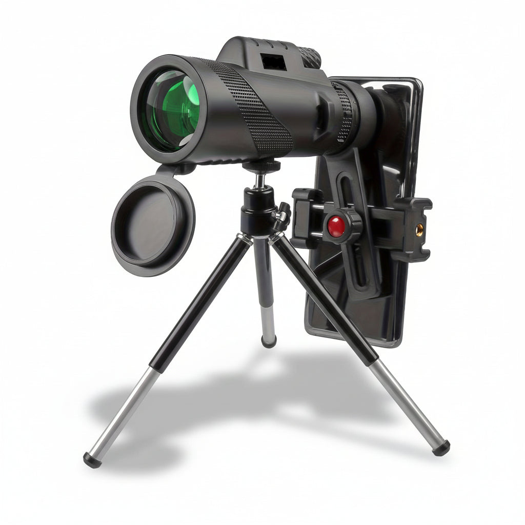 Compact 8x42 Outdoor Monocular with Phone Attachment