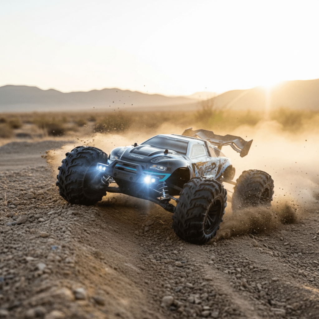 TerrainMaster 1:16 Electric Off-Road Truck with LED Lights