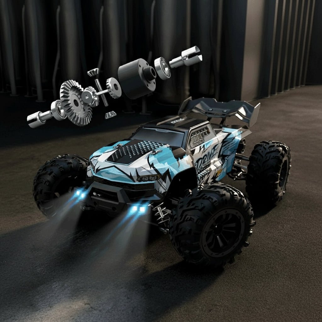 TerrainMaster 1:16 Electric Off-Road Truck with LED Lights