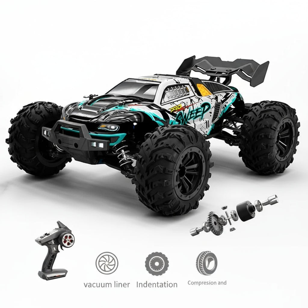 TerrainMaster 1:16 Electric Off-Road Truck with LED Lights