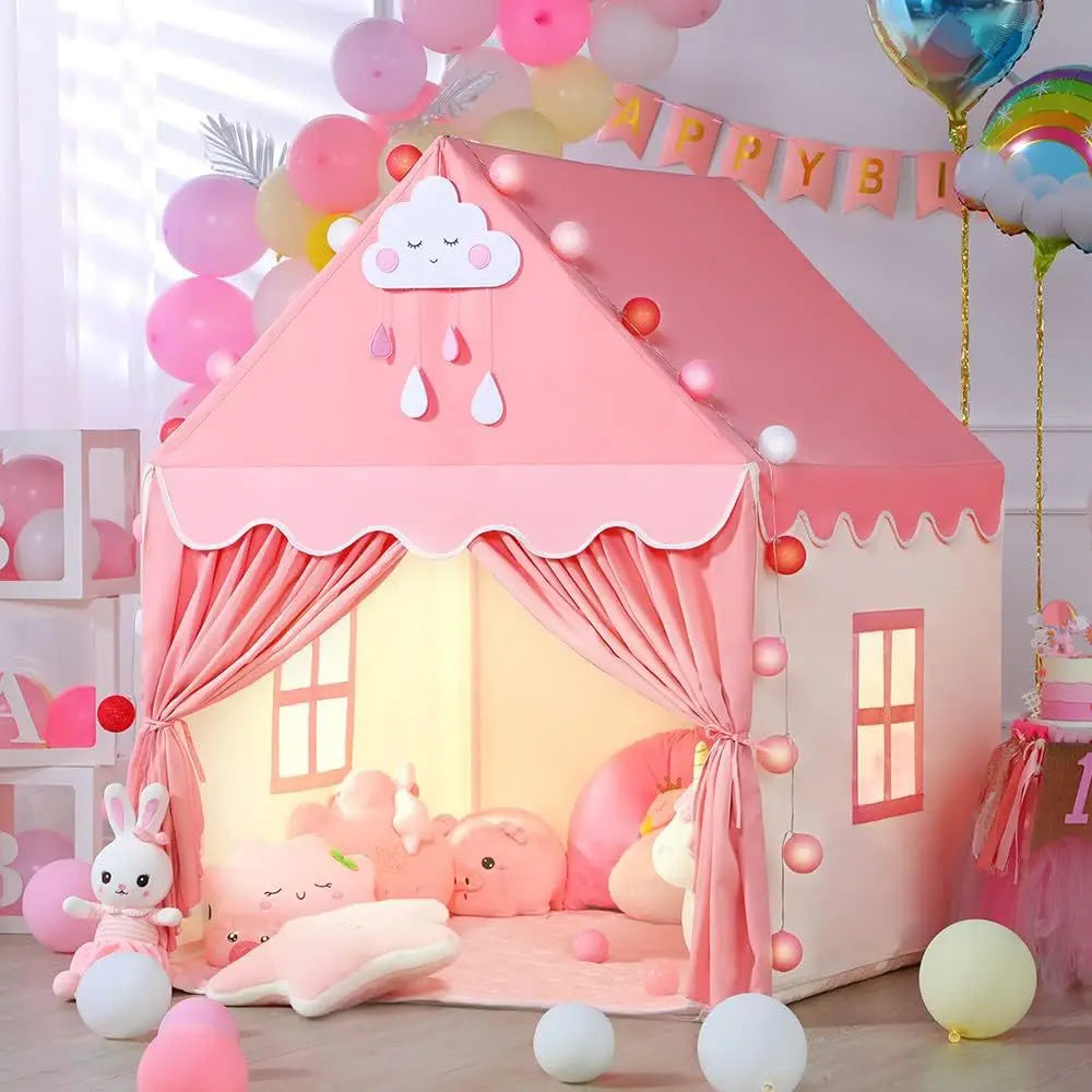 Kids Play Tent – Foldable Castle with UV Protection for Indoor & Outdoor Use