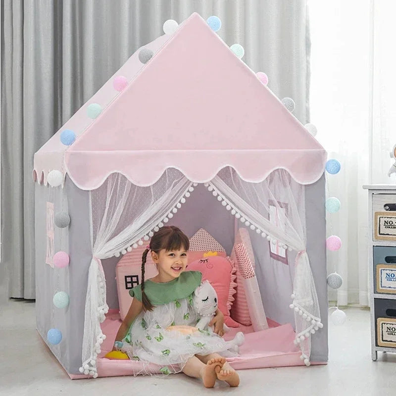 Kids Play Tent – Foldable Castle with UV Protection for Indoor & Outdoor Use
