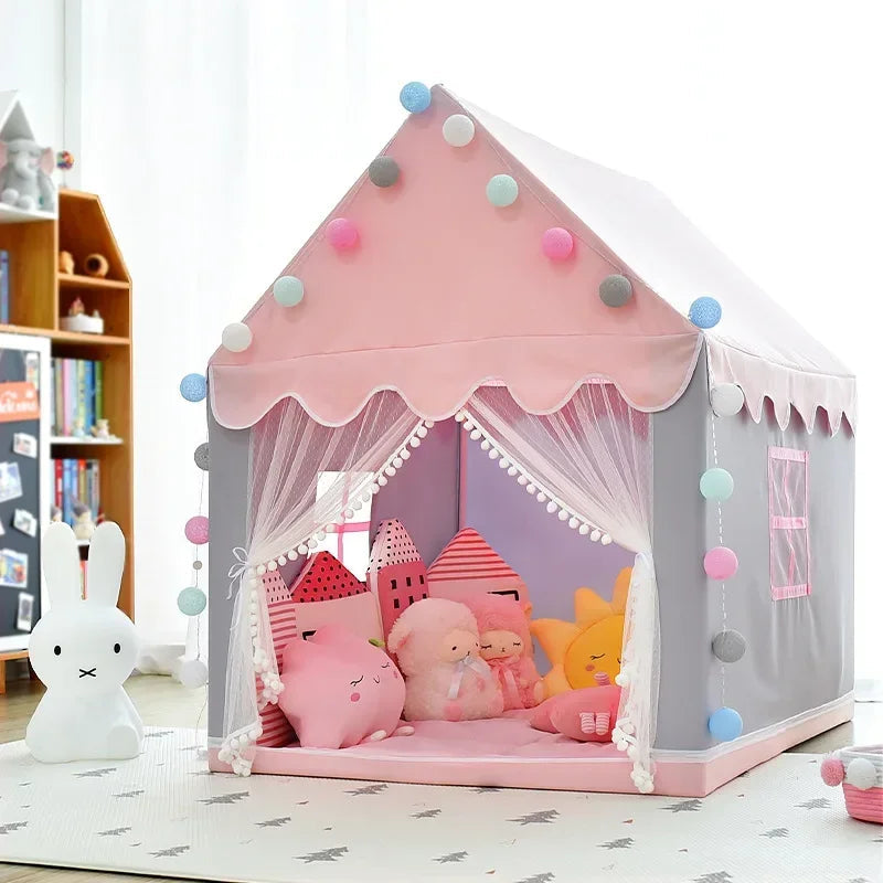 Kids Play Tent – Foldable Castle with UV Protection for Indoor & Outdoor Use
