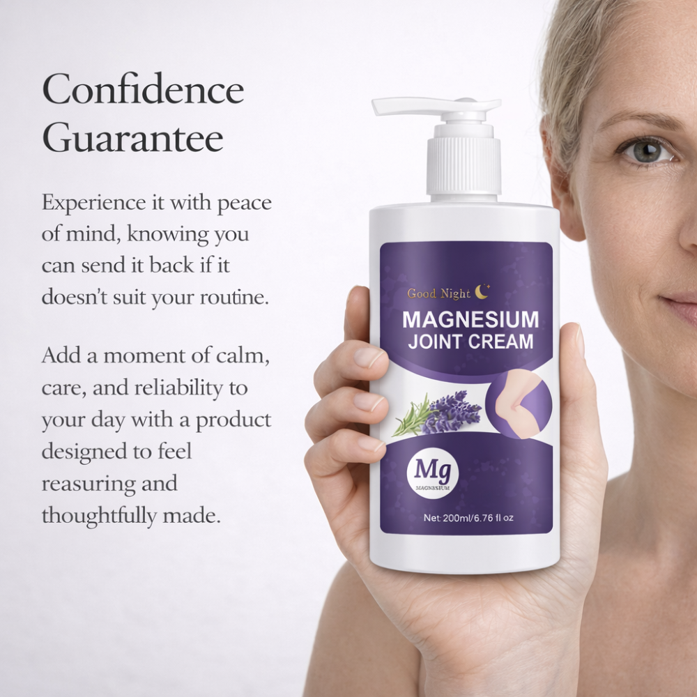 Daily Joint Care Cream with Magnesium for Seniors