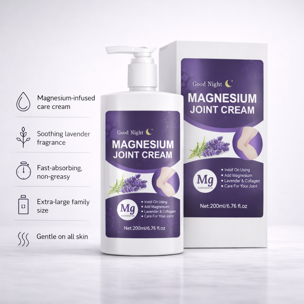 Daily Joint Care Cream with Magnesium for Seniors