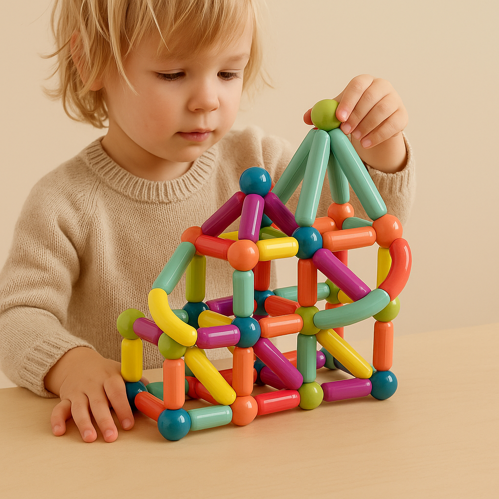 Creative Magnetic Building Set for Educational Fun
