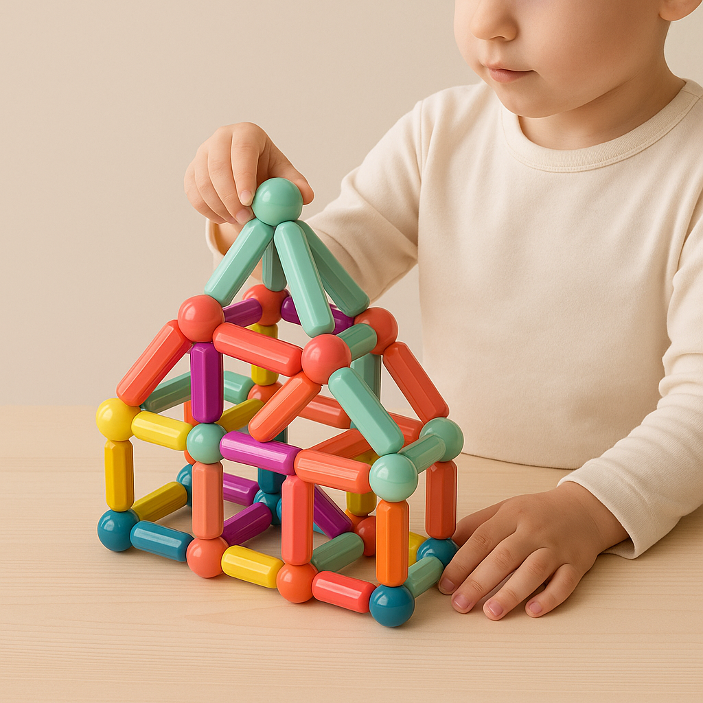 Creative Magnetic Building Set for Educational Fun