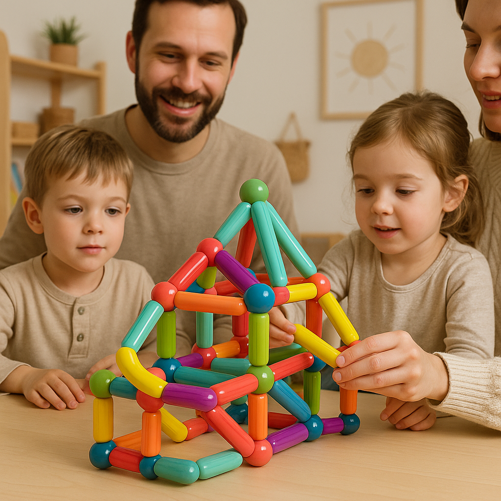 Creative Magnetic Building Set for Educational Fun