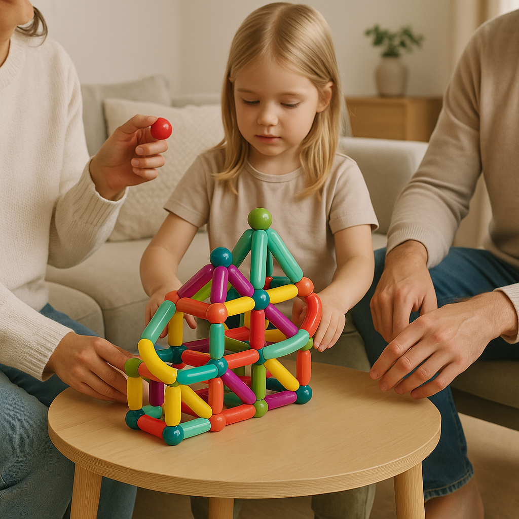 Creative Magnetic Building Set for Educational Fun
