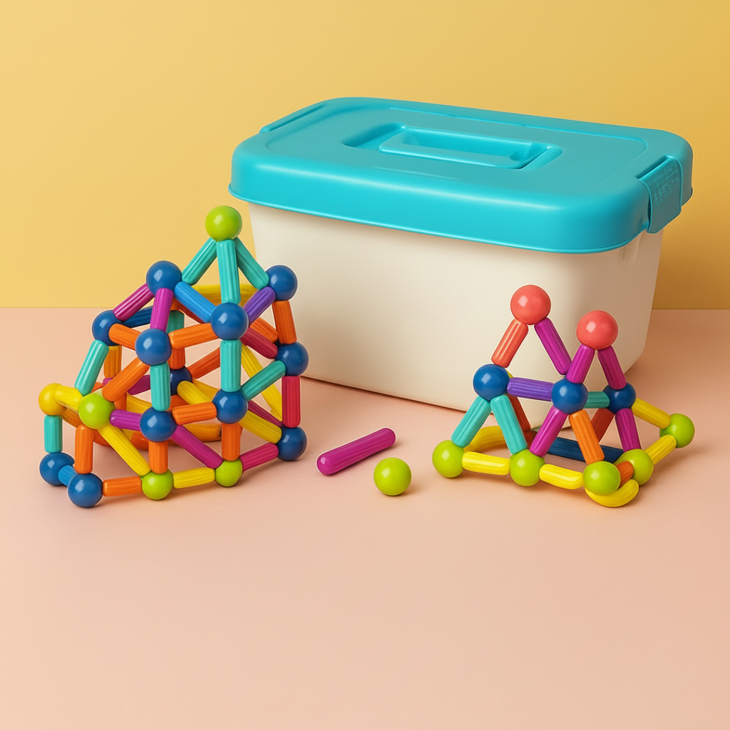 Creative Magnetic Building Set for Educational Fun