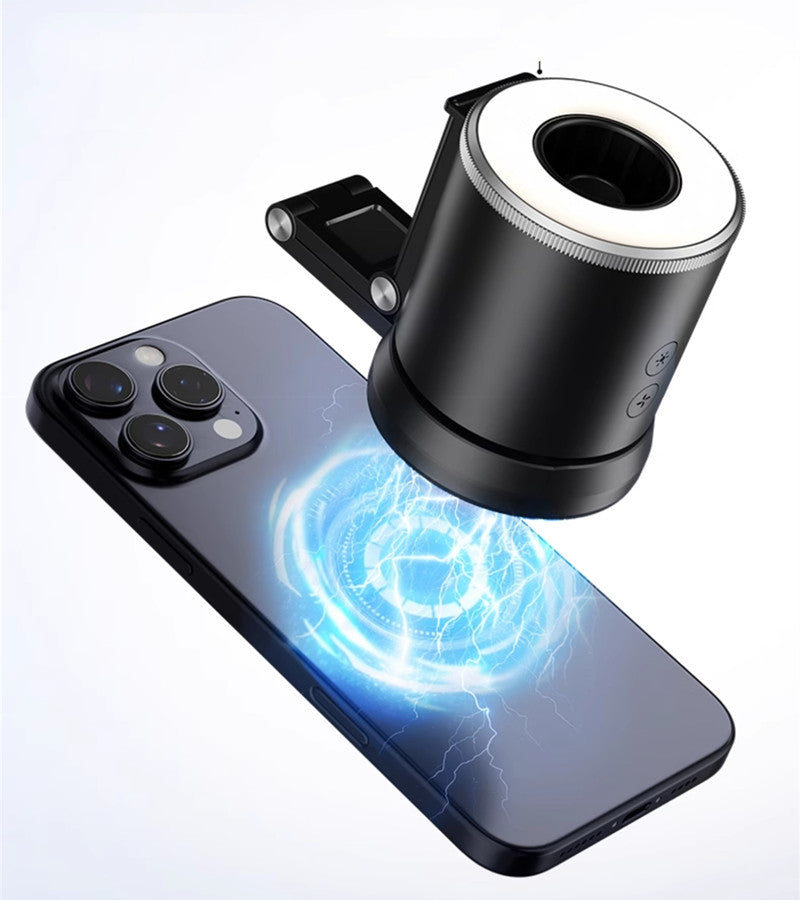 Portable Magnetic Phone Fan with Three Airflow Speeds for Summer