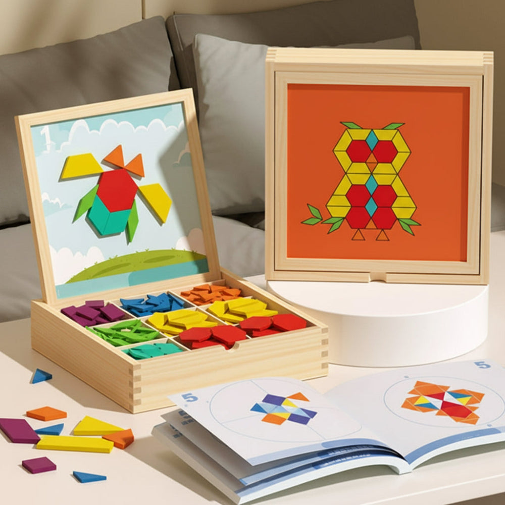Interactive Magnetic Building Block Set for Engaging Learning