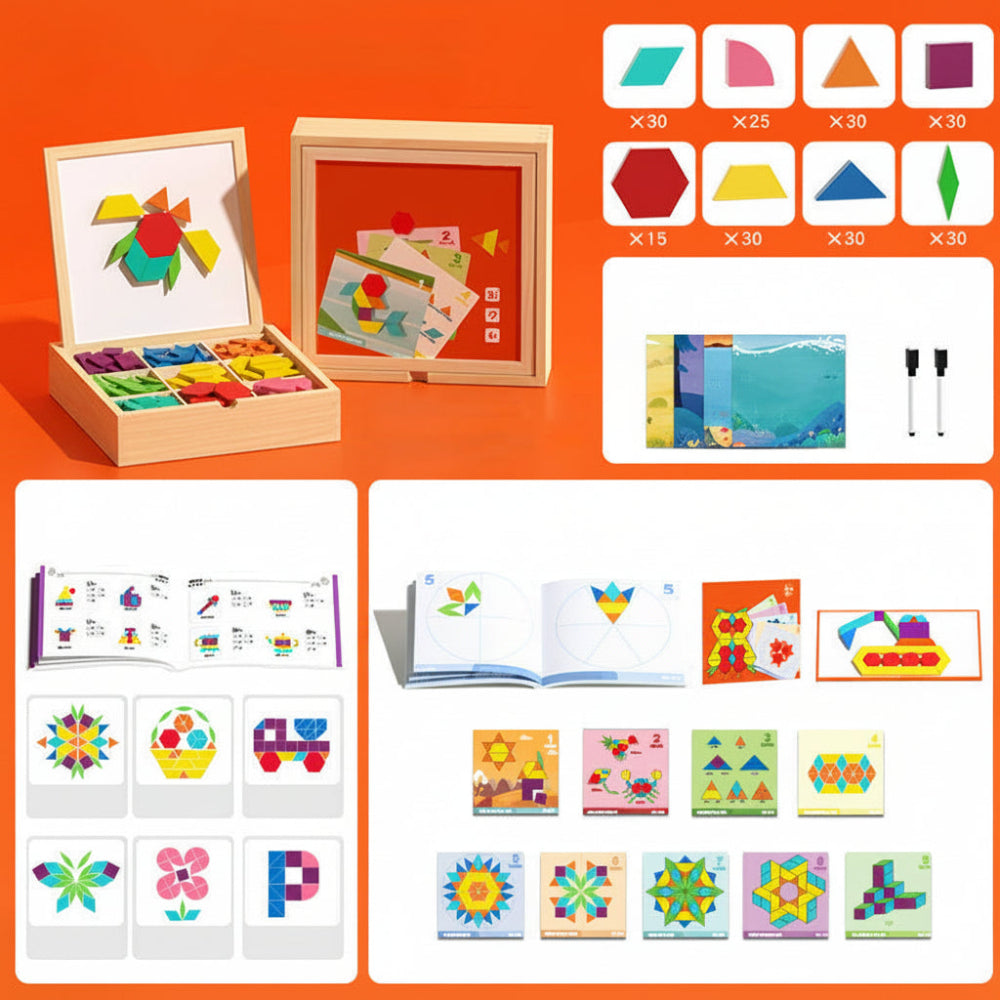 Interactive Magnetic Building Block Set for Engaging Learning