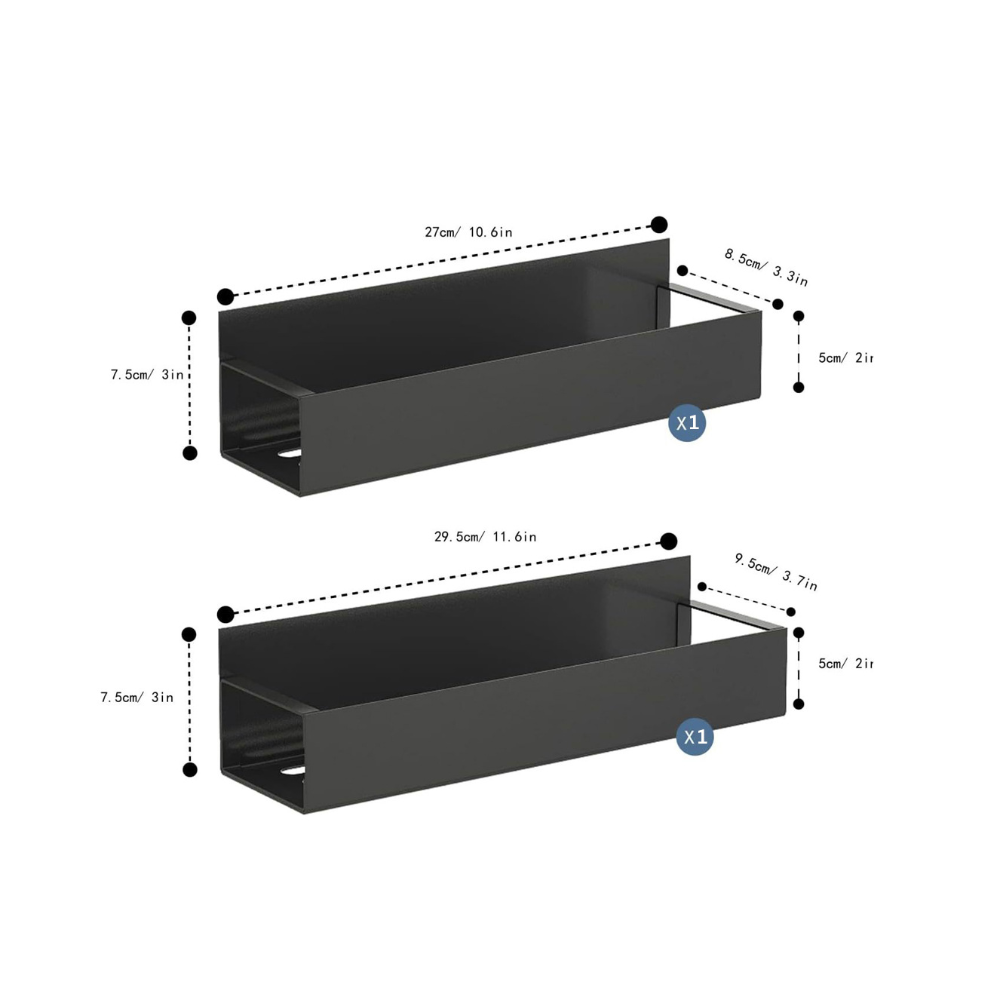 Magnetized Spice Shelf for Streamlined Kitchen Storage