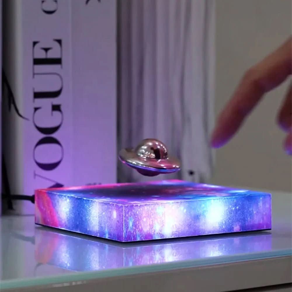 LumaSphere Floating LED Night Light with Spacecraft Design